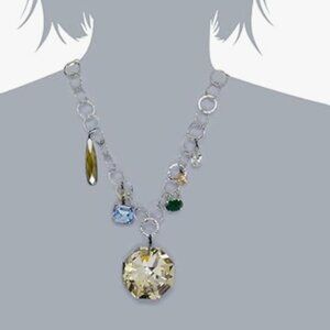 TOVA Handcrafted Statement "Hammered Charm" Necklace